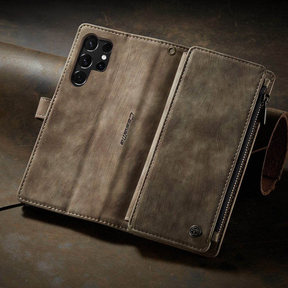 Многофункциональный чехол-кошелек CaseMe 3 in 1 Matte Wallet для Samsung Galaxy S25 Ultra