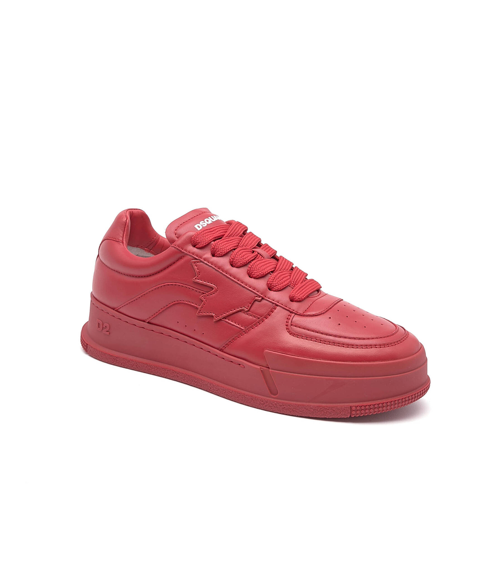Кожаные кроссовки canadian Dsquared2 - красный(SNM0248 35605520)