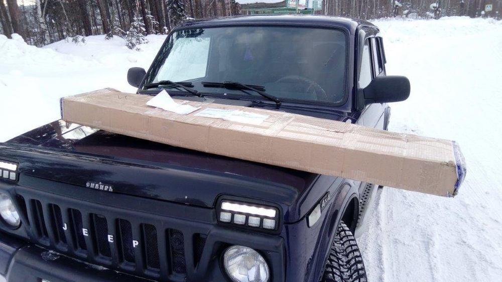 Рейлинги Нива 4x4/Легенд (5 дв) с поперечинами "Усиленные"