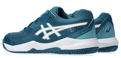 детские Кроссовки теннисные Asics Gel-Dedicate 8 GS - restful blue/white