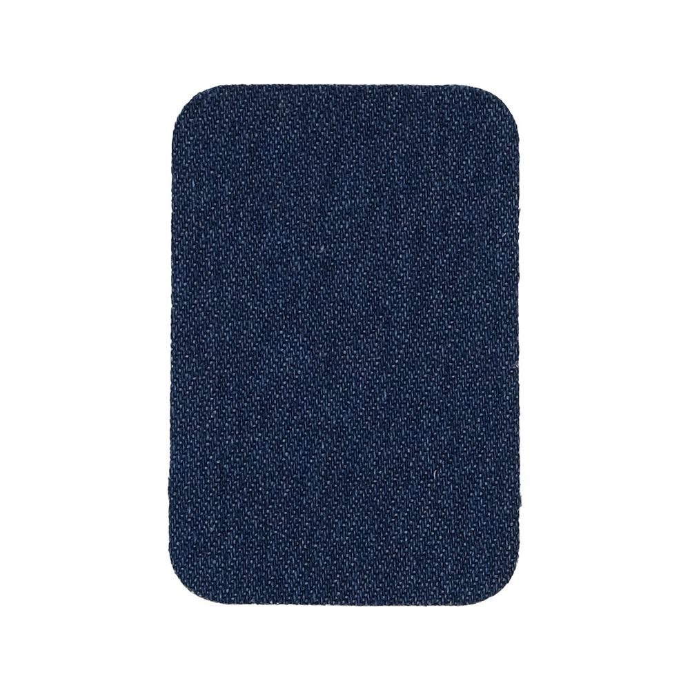 Заплатка термоклеевая джинсовая, 52x78мм (индиго (blue3)), AZ08, 10 шт
