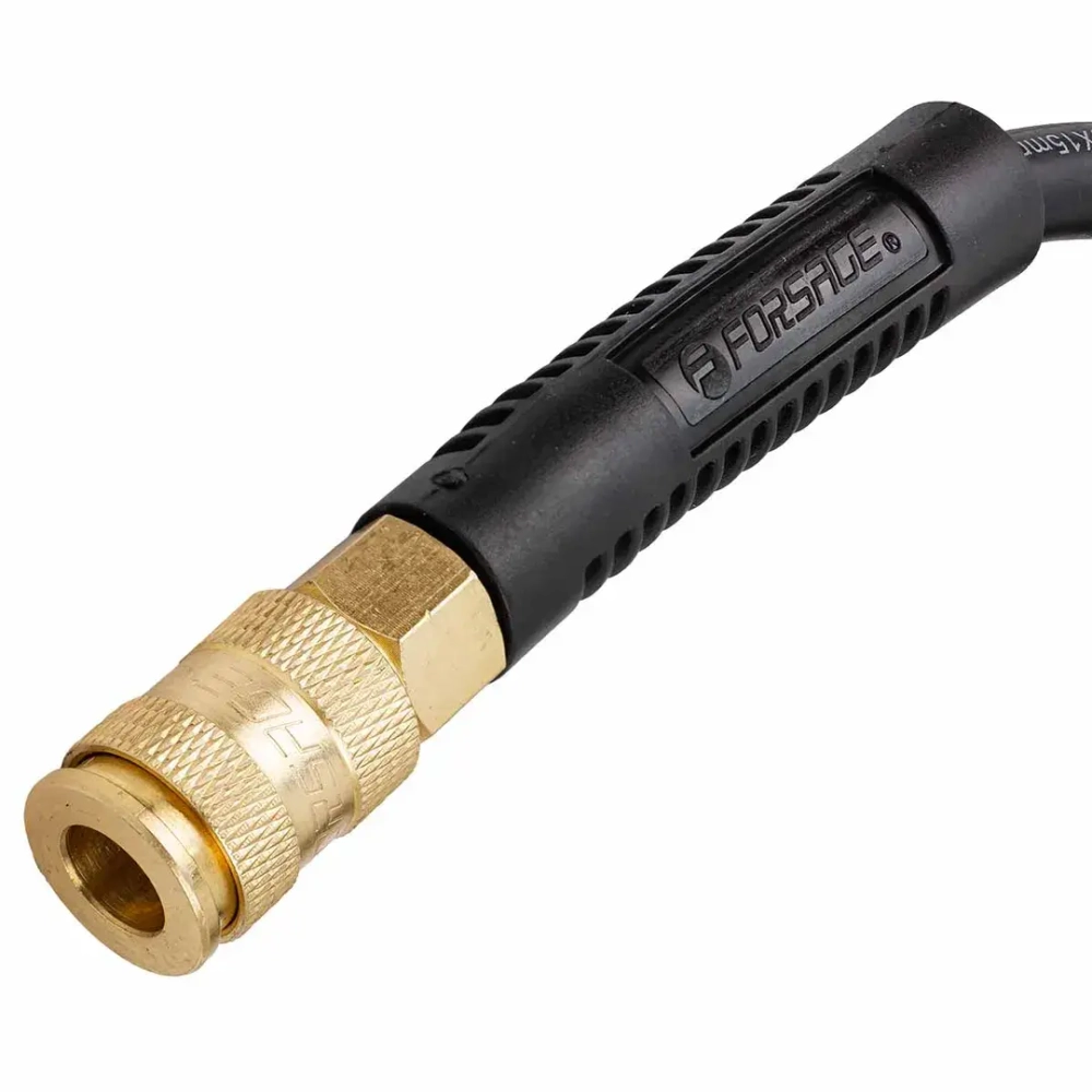 Шланг резиновый воздушный армированный с фитингами 8мм х 15мм х 10м Forsage F-AHC-10/E