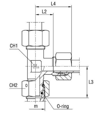 Соединение PNL DL15 22х1.5 (в сборе)