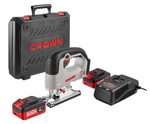 Лобзик аккумуляторный 20V Crown Profi б/щ 2хАКБ 4Ач и ЗУ кейс