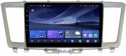 Магнитола для Infiniti QX60, JX35 (пластиковый верх) - Kuberg QLed, Android 14, TS105, Быстрейшая, CarPlay, SIM-слот
