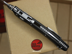 Нож Microtech Amphibian Carbon - рукоять чистый карбон, клинок стоунвош RK/461