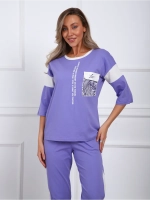 Костюм спортивный трикотажный домашний с брюками