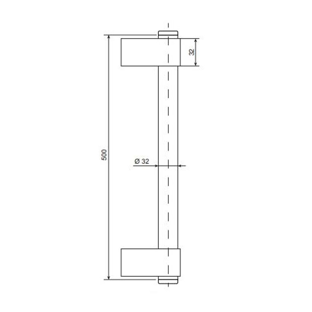 Ручки-скобы APECS HC-1001-32/250-400 W белый