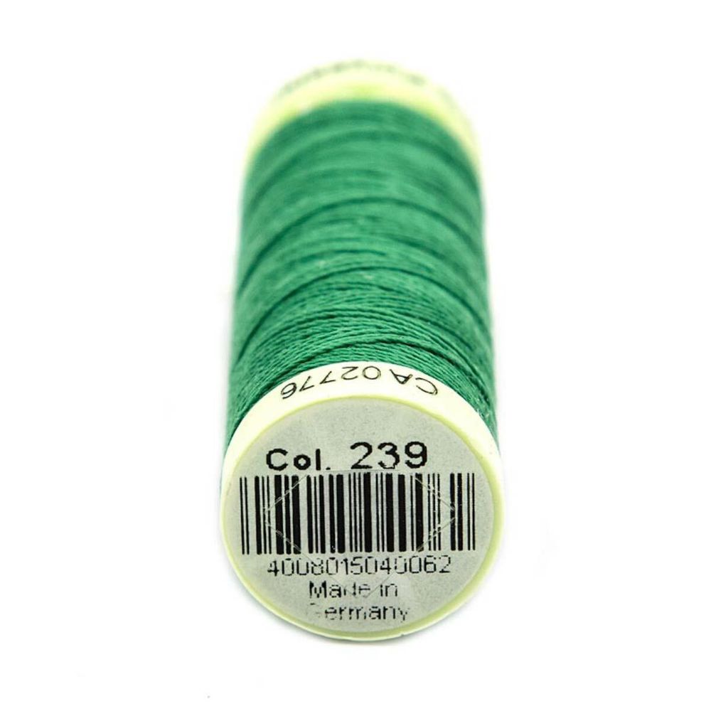 Нитки отделочные Gutermann Top Stitch 30 (30 метров), 5 кат. | 239 зеленый трилистник