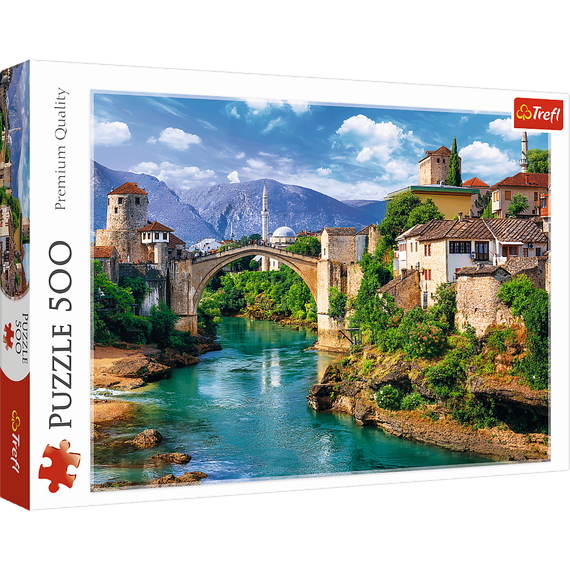 Puzzle "500" - Old Bridge in Mostar, Bosnia and Herzegovina