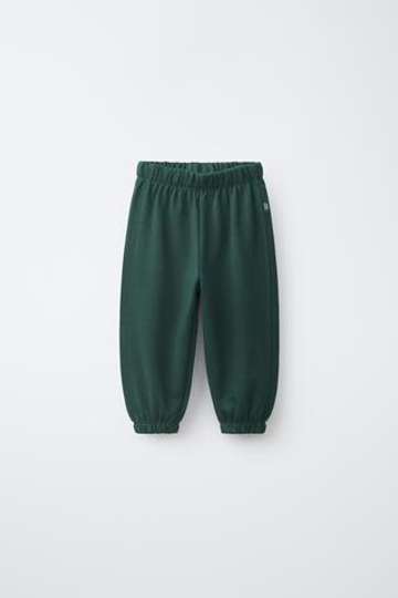 ZARA КОМПЛЕКТ ИЗ ДВУХ ОДНОТОННЫХ ДЖОГГЕРОВ, АНТРАЦИТОВО-СЕРЫЙ