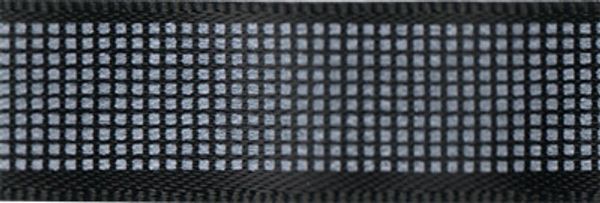 Лента атласная с рисунком 12.0 мм / 22.8±1 метра, S1 113/001 черный/белый, Gamma ALP-121