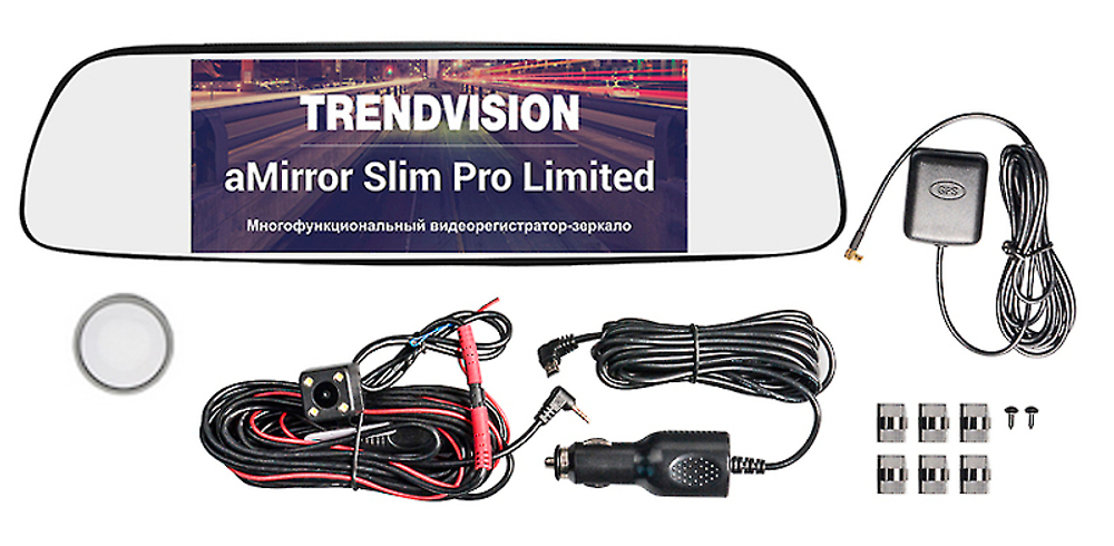 Видеорегистратор TrendVision aMirror Slim PRO Limited