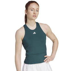 Женский теннисный топ Adidas Climacool Mid-Length Y-Tank — aurora ivy