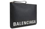 Balenciaga Calfskin Wristband Clutch Men"s Black