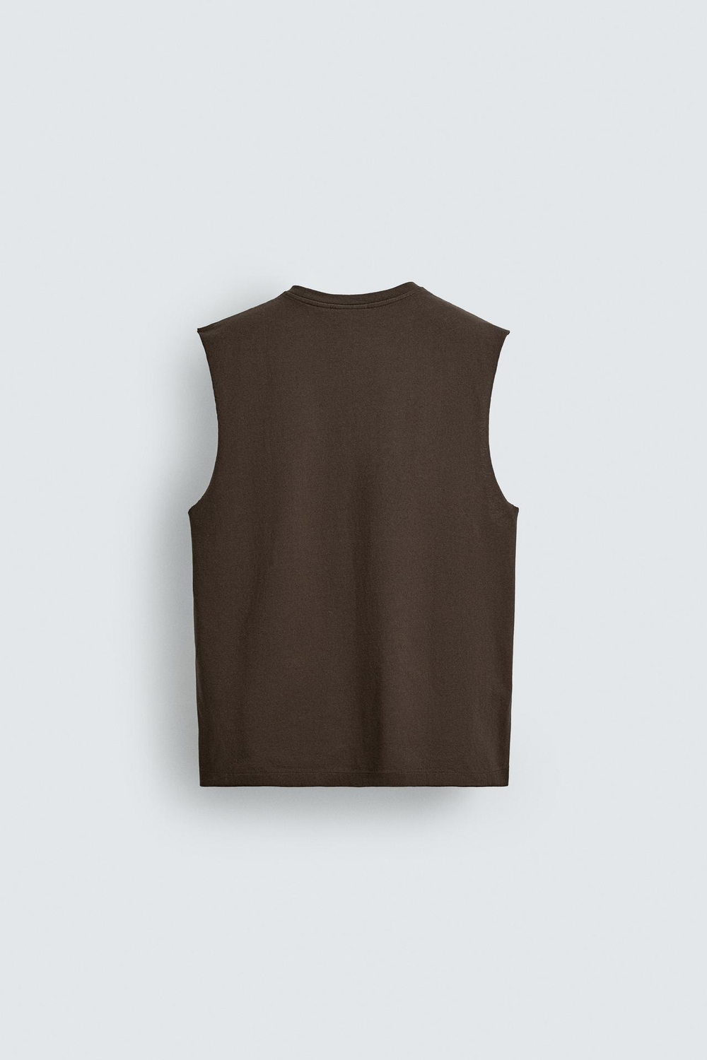 ZARA ЛЕГКАЯ МАЙКА СВОБОДНОГО КРОЯ, КОРИЧНЕВЫЙ