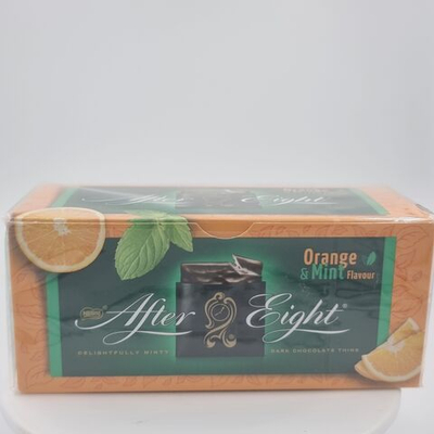 Шоколад порционный с начинкой Nestle AFTER EIGHT апельсин и мята 200 г (из Финляндии)