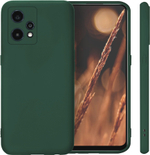 Мягкий Soft Touch чехол из силикона для REALME 9 PRO+ и 9 4G (3521) с бархатной подкладкой