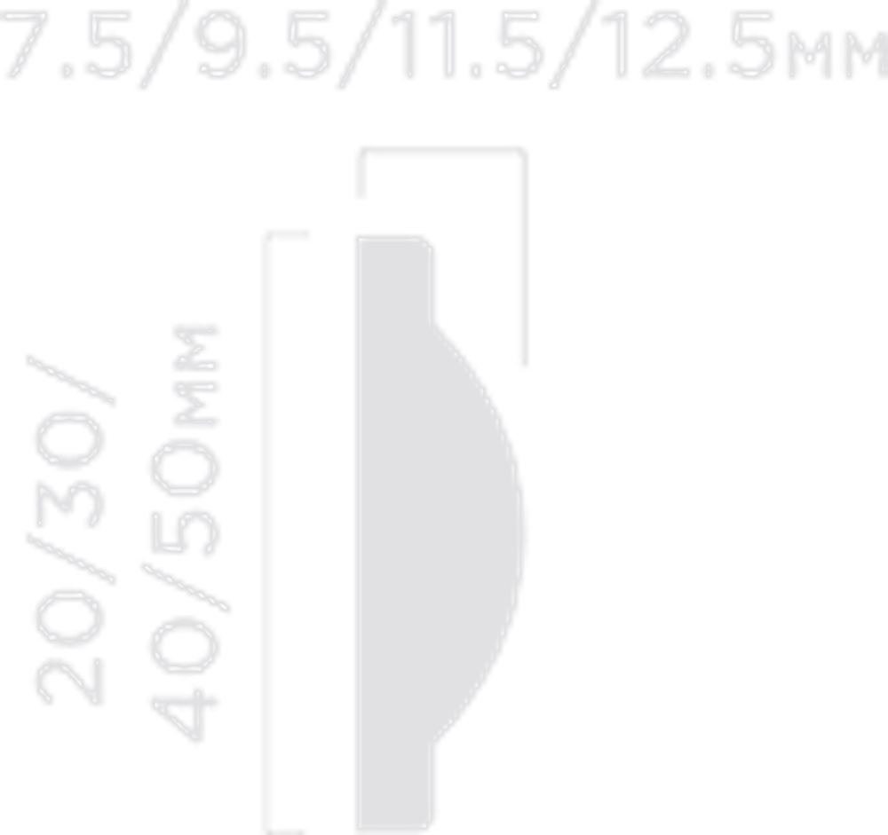 Молдинг HiWood, 50x12,5 мм