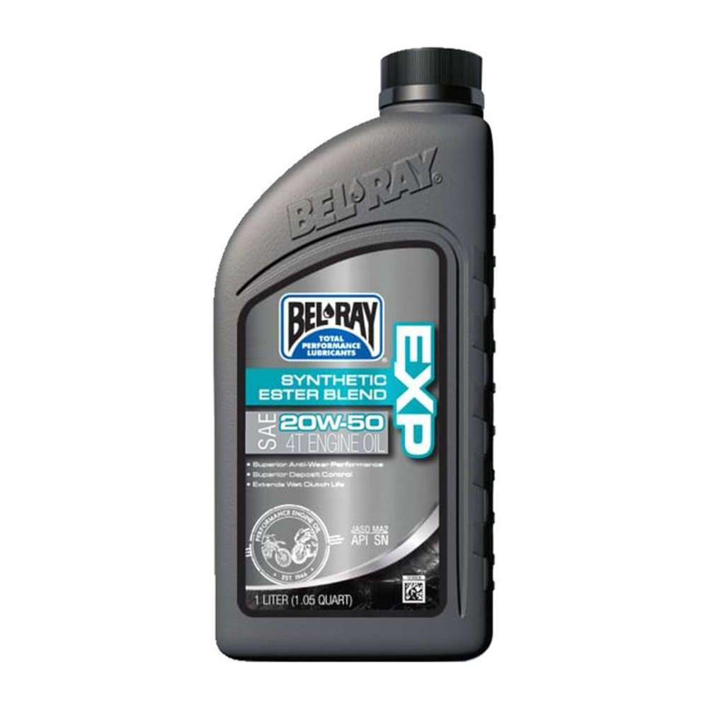 Bel-Ray, EXP semi-synthetic motor oil 20W50. 1 liter For wet clutches.