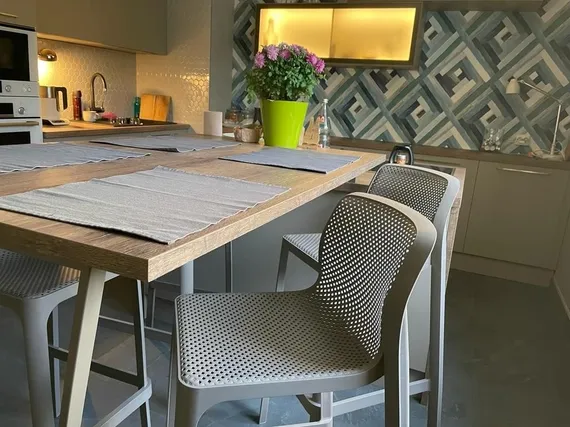 Барный стул Net Stool 75 см, тортора