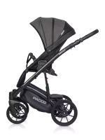 Коляска  PACCO (2 в 1) (RIKO BASIC) 04 Carbon (темно-серый-черный)