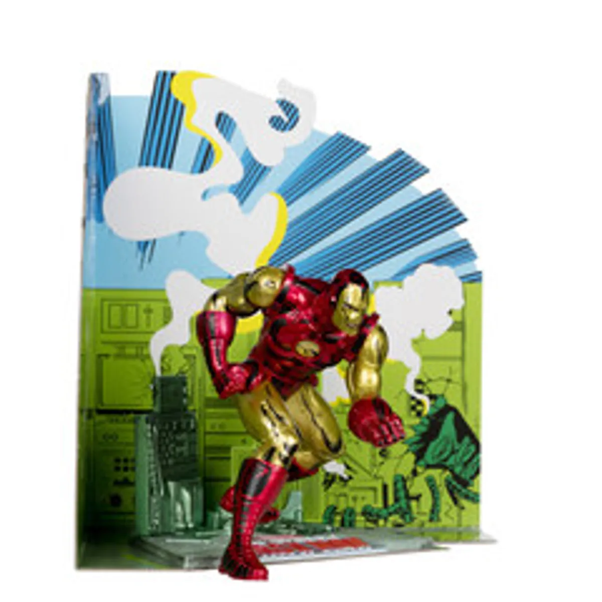 Фигурка McFarlane Toys Marvel: Iron Man with Scene (The Invincible Iron Man #126)