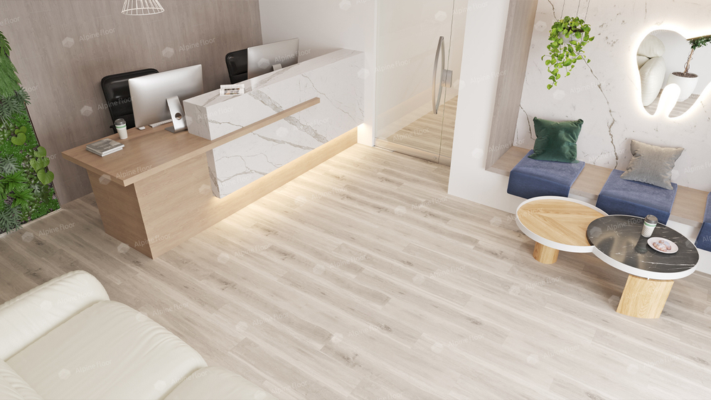 LVT-плитка ДУБ ПОЛЯРНЫЙ ECO 5-19