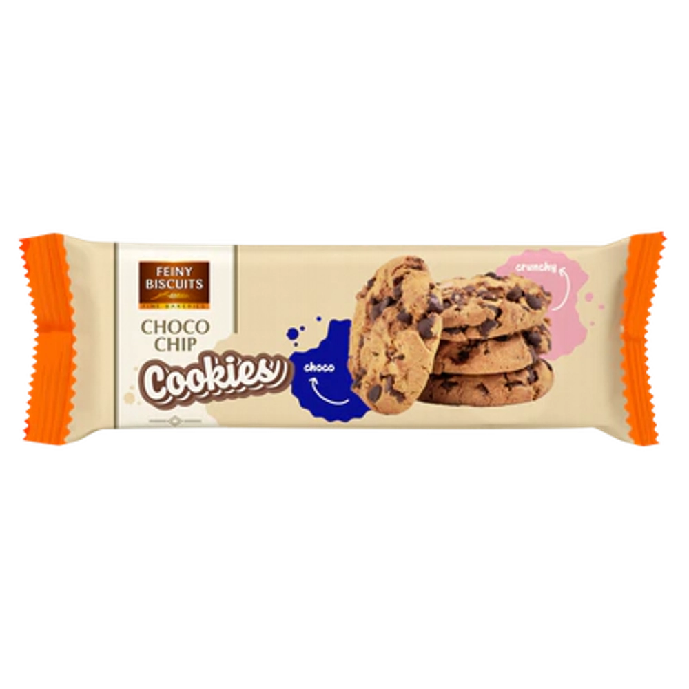 Печенье с кусочками шоколада ТМ Feiny Biscuits, 125 г