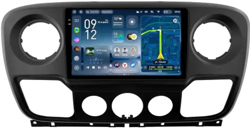 Магнитола для Renault Master 2010-2019 (рамка большая) - Teyes CC4-PRO монитор 10.36" 2K QLED на Android 13, Быстрейшая, Snapdragon 778G, ИИ, CarPlay, DSP, 4G SIM-слот