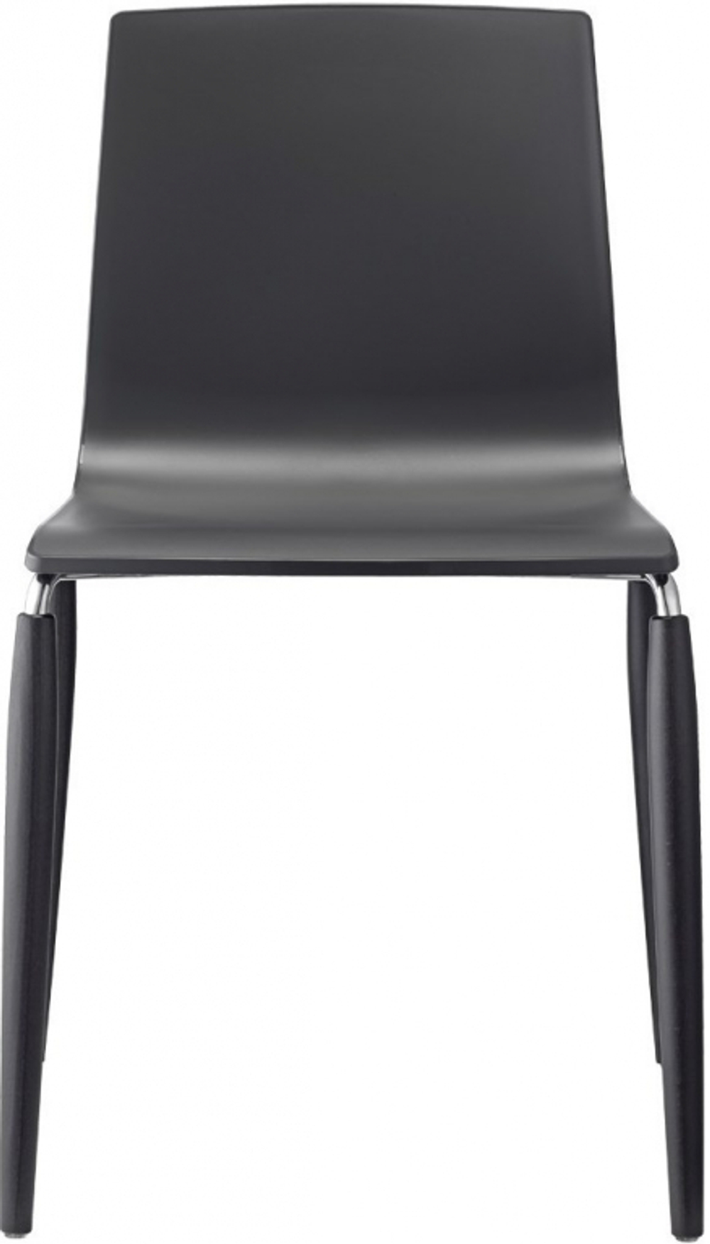 Стул пластиковый Scab Design Natural Alice, венге, антрацит