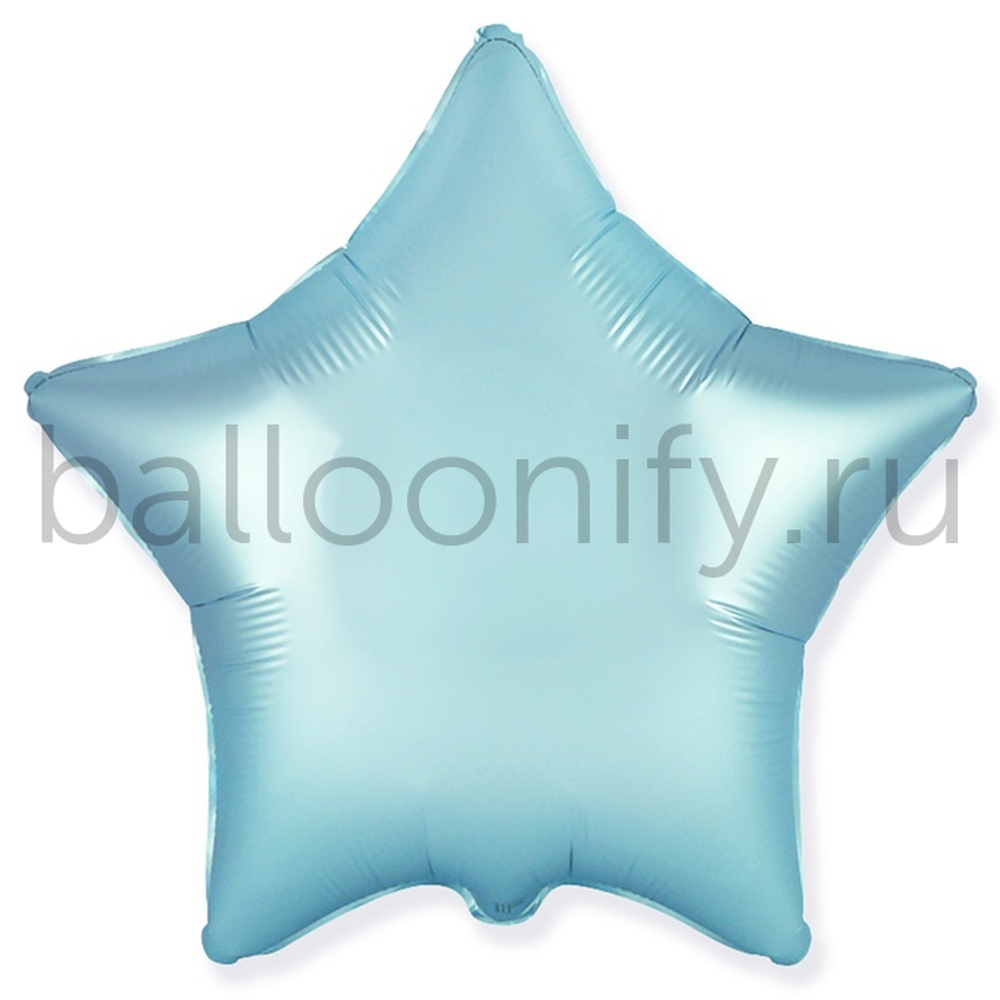 Фольгированная фигура, звезда, 18"/46СМ Сатин Blue