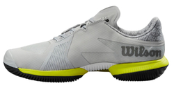 Мужские кроссовки теннисные Wilson Kaos Swift 1.5 2024 - pearl blue/black/safety yellow