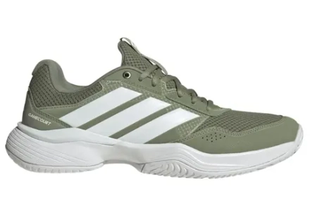 Мужские теннисные кроссовки Adidas GameCourt 3 M - tent green/white/white