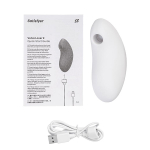 Белый вакуум-волновой вибростимулятор 12см Satisfyer Vulva Lover 2