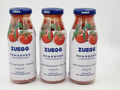Напиток ZUEGG сок Томатный с солью (200х3) 600 мл (Италия)