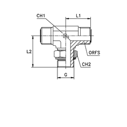 Штуцер FRTA D18 ORFS 1.3/16 BSP 1/4