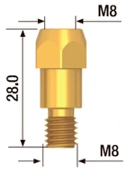 Переходник заглушка Fubag 1/2"F-1/2"F
