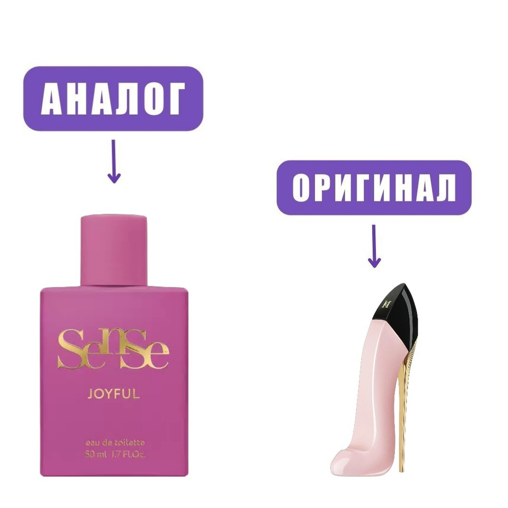 Sense JOYFUL edT 50ml lady (версия GoodGirlBombshel)