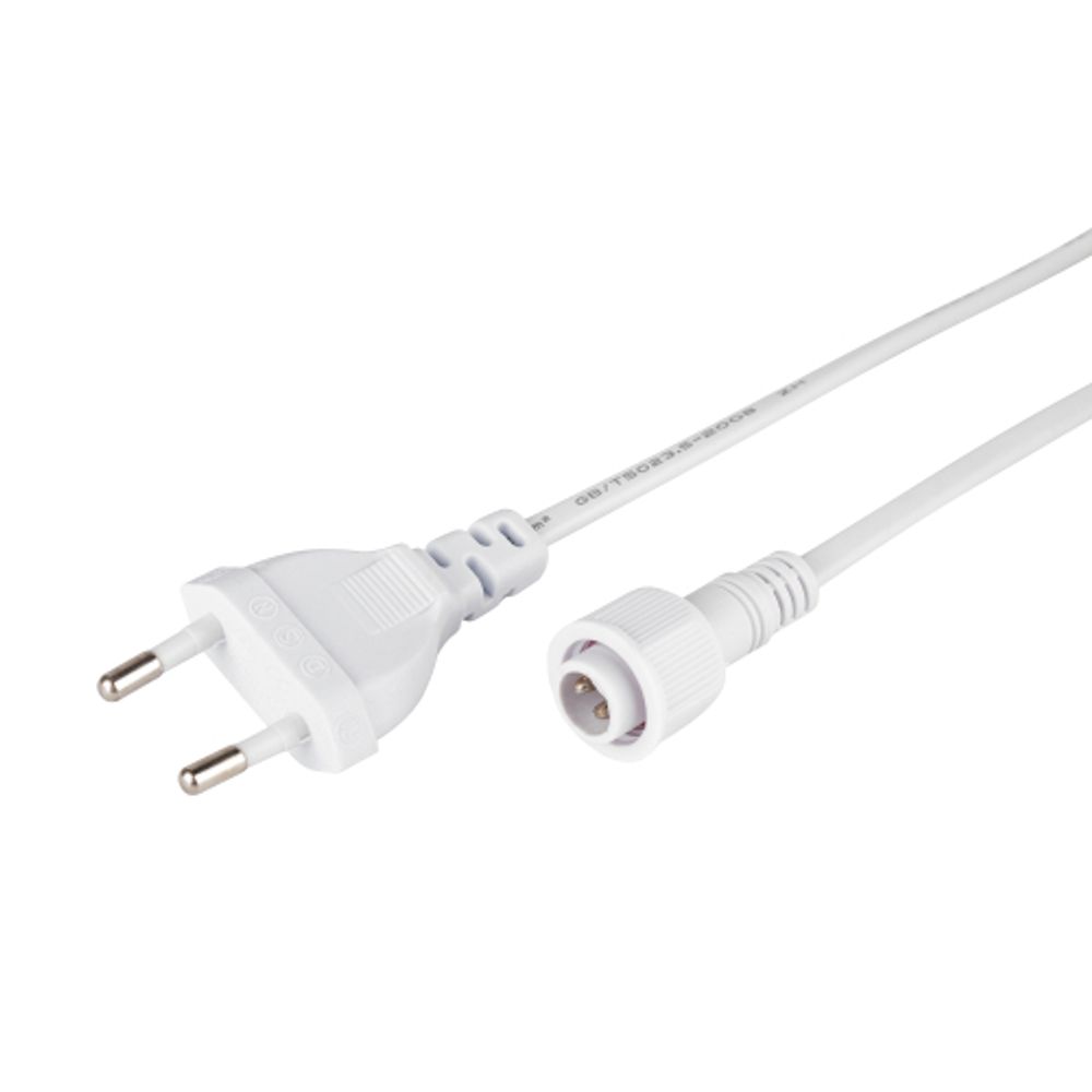 Кабель питания для линейного светильника ЭРА Cable-DCWP-2pin(PT2)-M15-plug 2m | Аксессуары для фито светильников