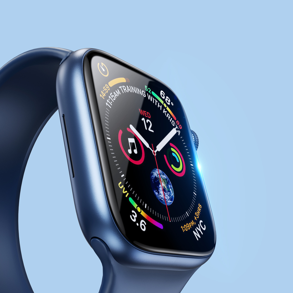 Защитная пленка (2шт.) от Dux Ducis для смарт часов Apple Watch Series 10, 46мм, серия Pmma Screen Protector