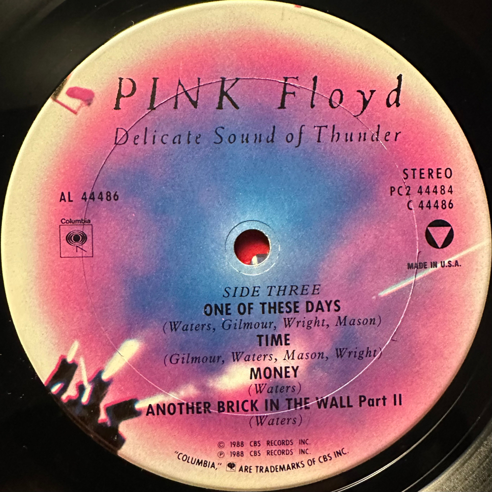 Pink Floyd - Delicate Sound Of Thunder 2LP (США 1988г.)