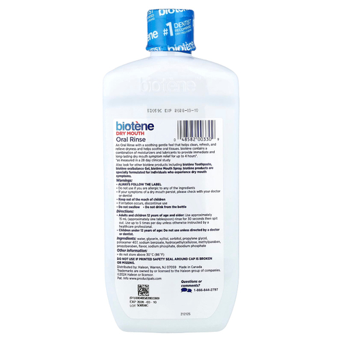 Biotene Dental Products, Ополаскиватель для полости рта от сухости, свежая мята, 473 мл (16 жидк. Унций)
