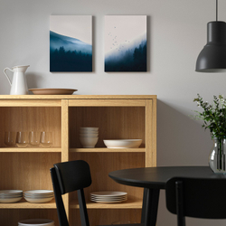 IKEA PJÄTTERYD  (ИКЕА ПЙЭТТЕРИД)  -  Картина - туманный рассвет 30x40 см