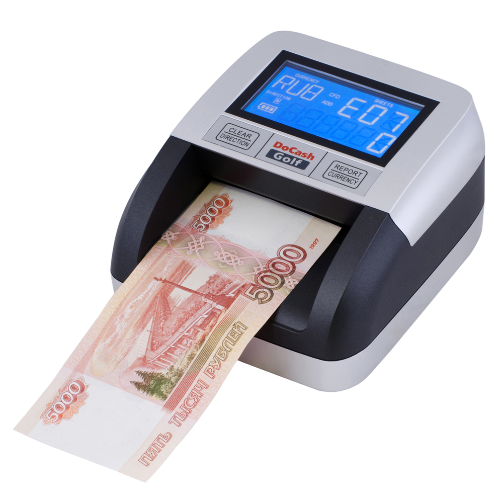 Автоматический детектор банкнот DoCash Golf RUB (без АКБ)