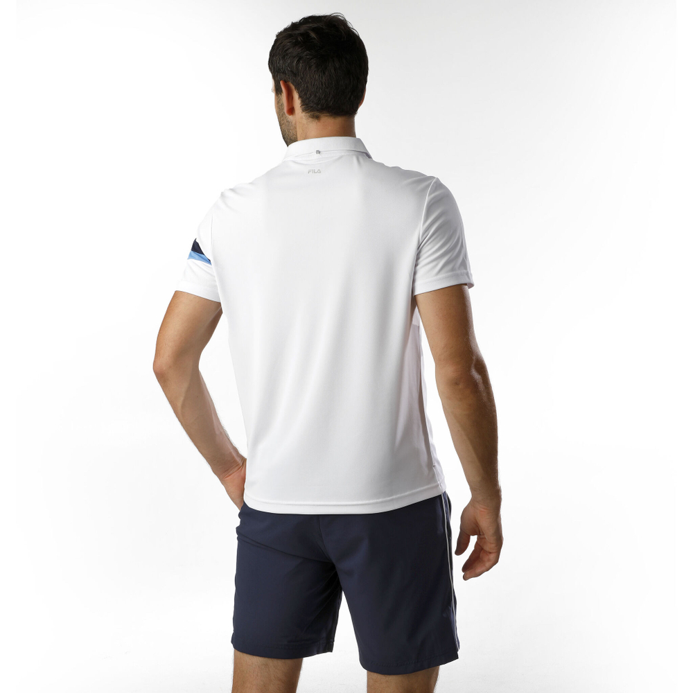 Мужское теннисное поло Fila Louie Polo Men - White