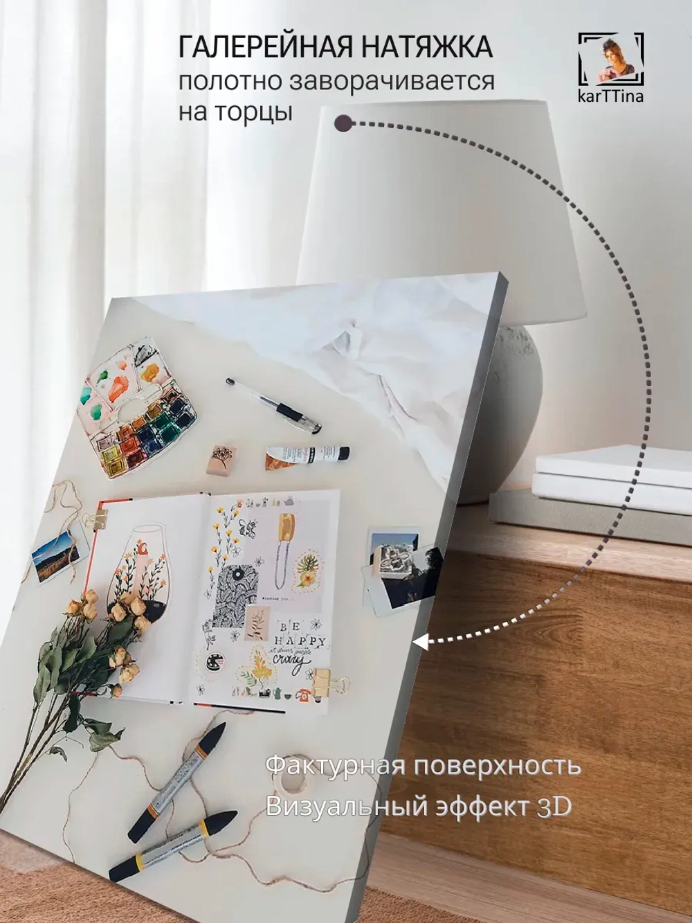 Картина "Скетчинг", интерьерная 30х40см 1шт.