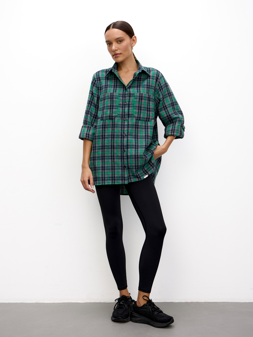 Рубашка S.Loren Green Check
