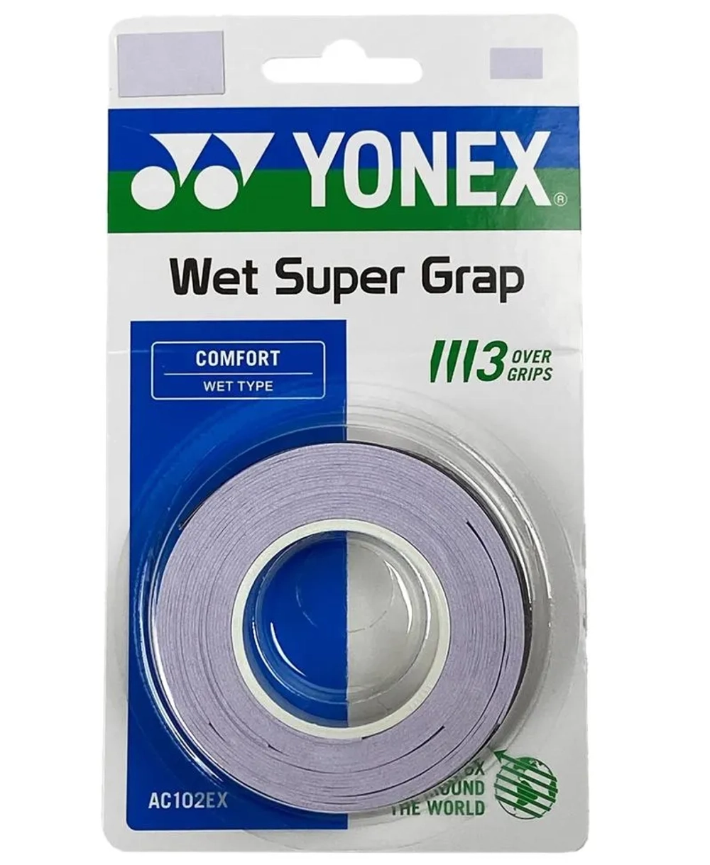 Теннисные намотки Yonex Super Grap 3P - pale lilac