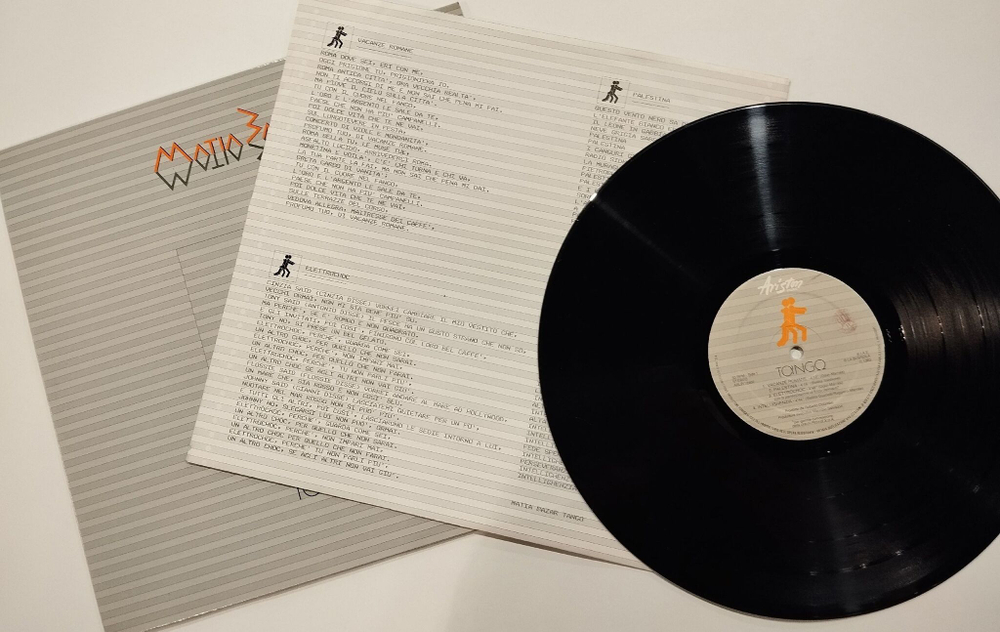 Винтажная виниловая пластинка LP Matia Bazar Tango (Italy 1983)